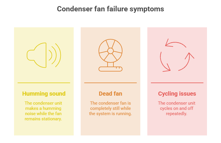 Condenser Fan Failure Symptoms